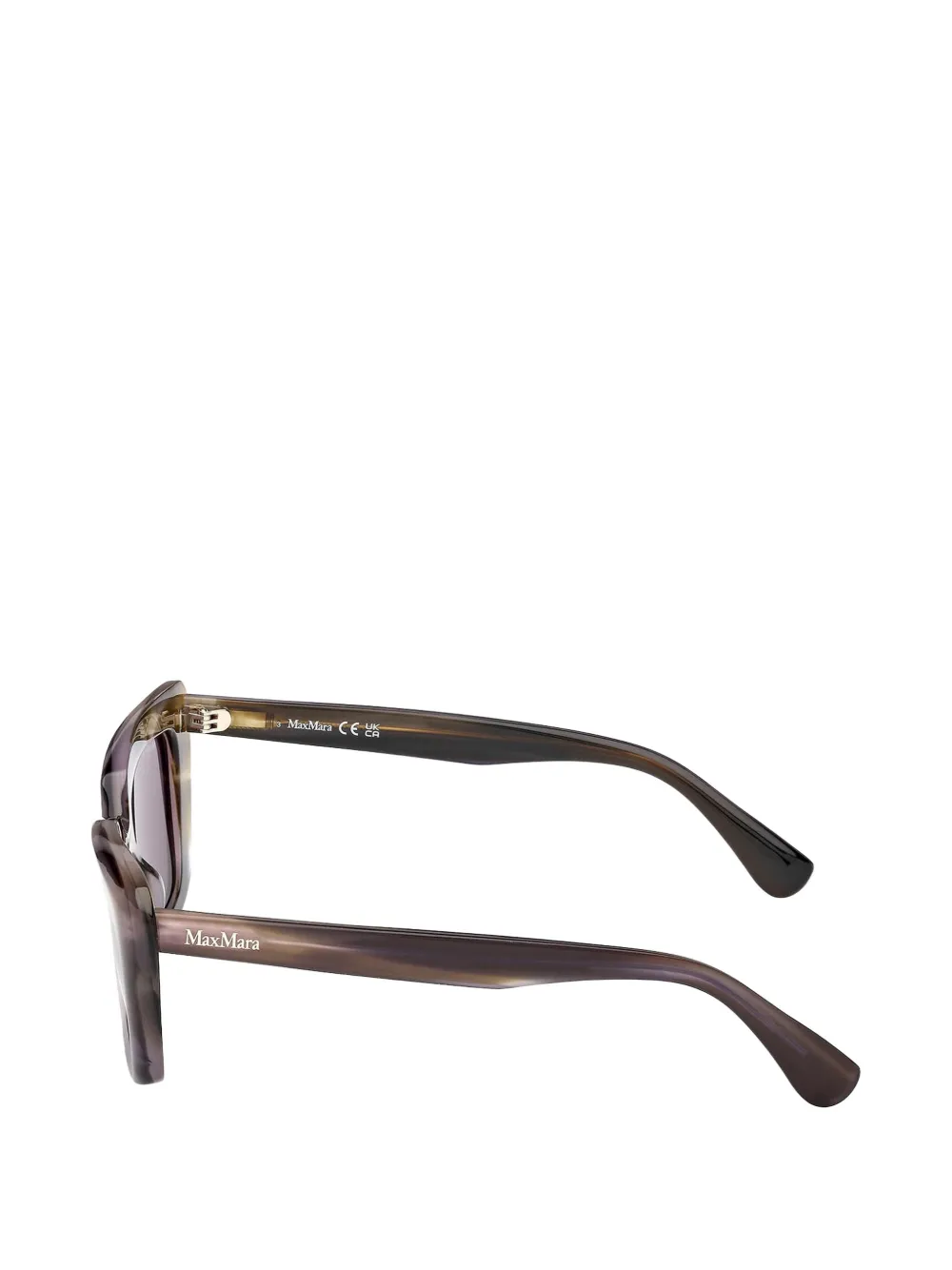 Max Mara Eyewear Zonnebril met vierkant montuur Paars