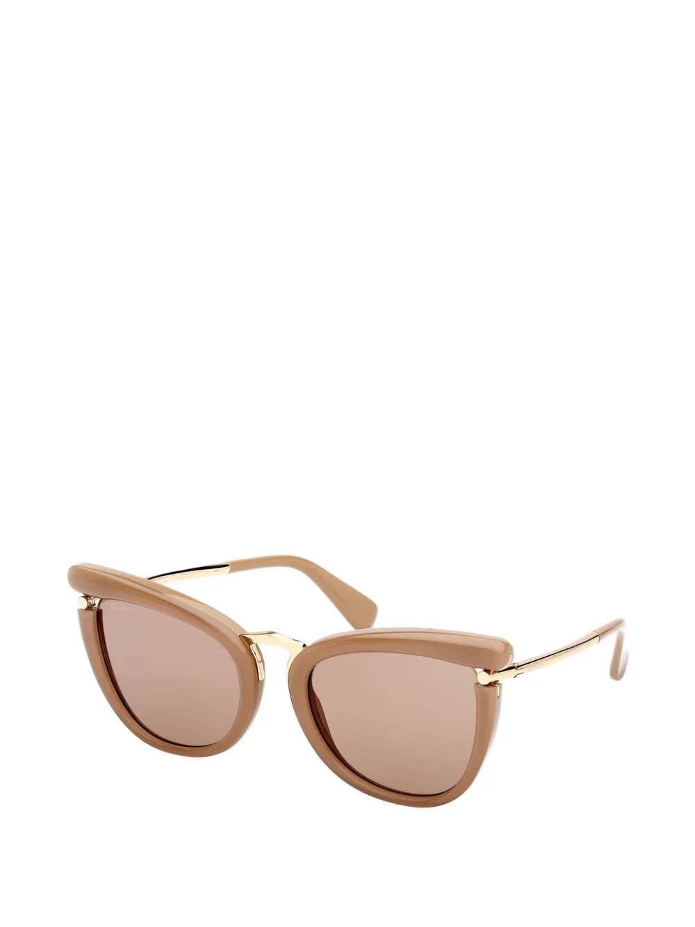 Max Mara Eyewear Zonnebril met cat-eye montuur Bruin
