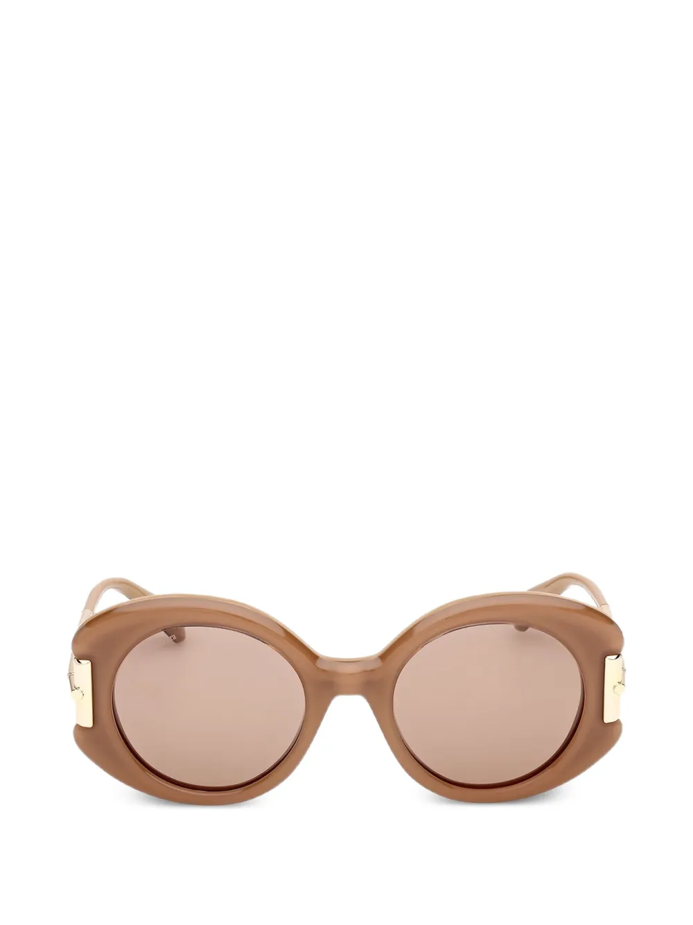 Max Mara Eyewear round-frame sunglasses - Marrone