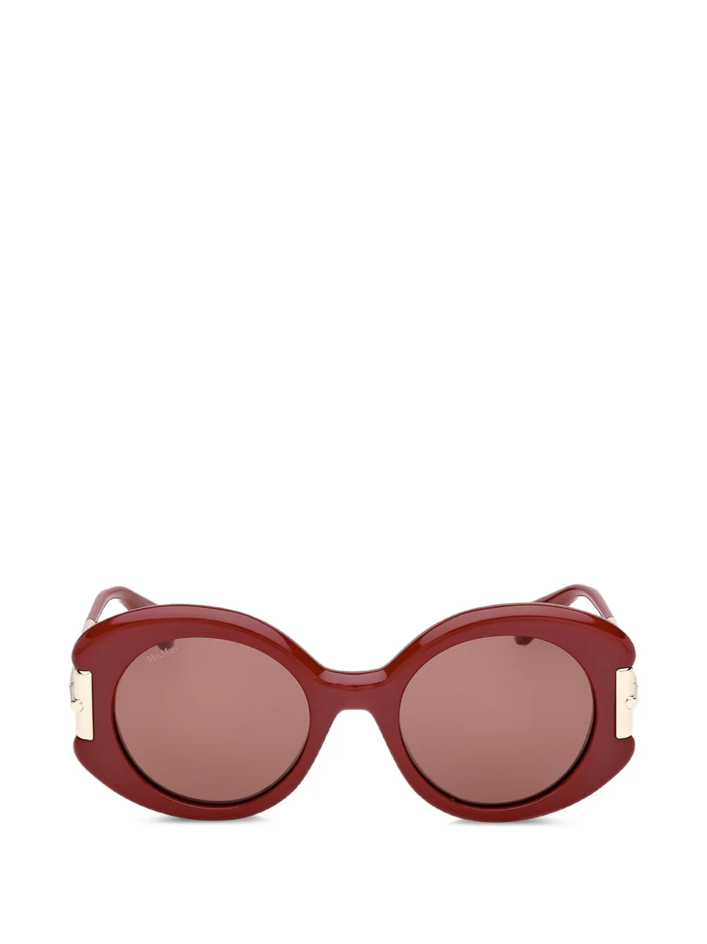 Max Mara Eyewear round-frame sunglasses - Rosso