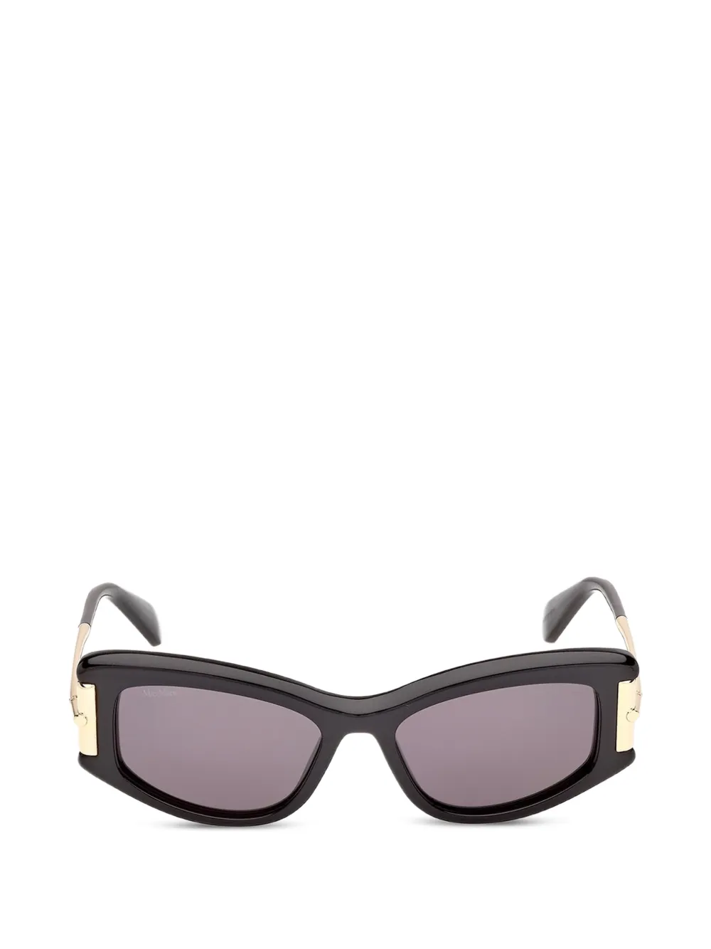 Max Mara Eyewear Occhiali da sole rettangolari - Nero