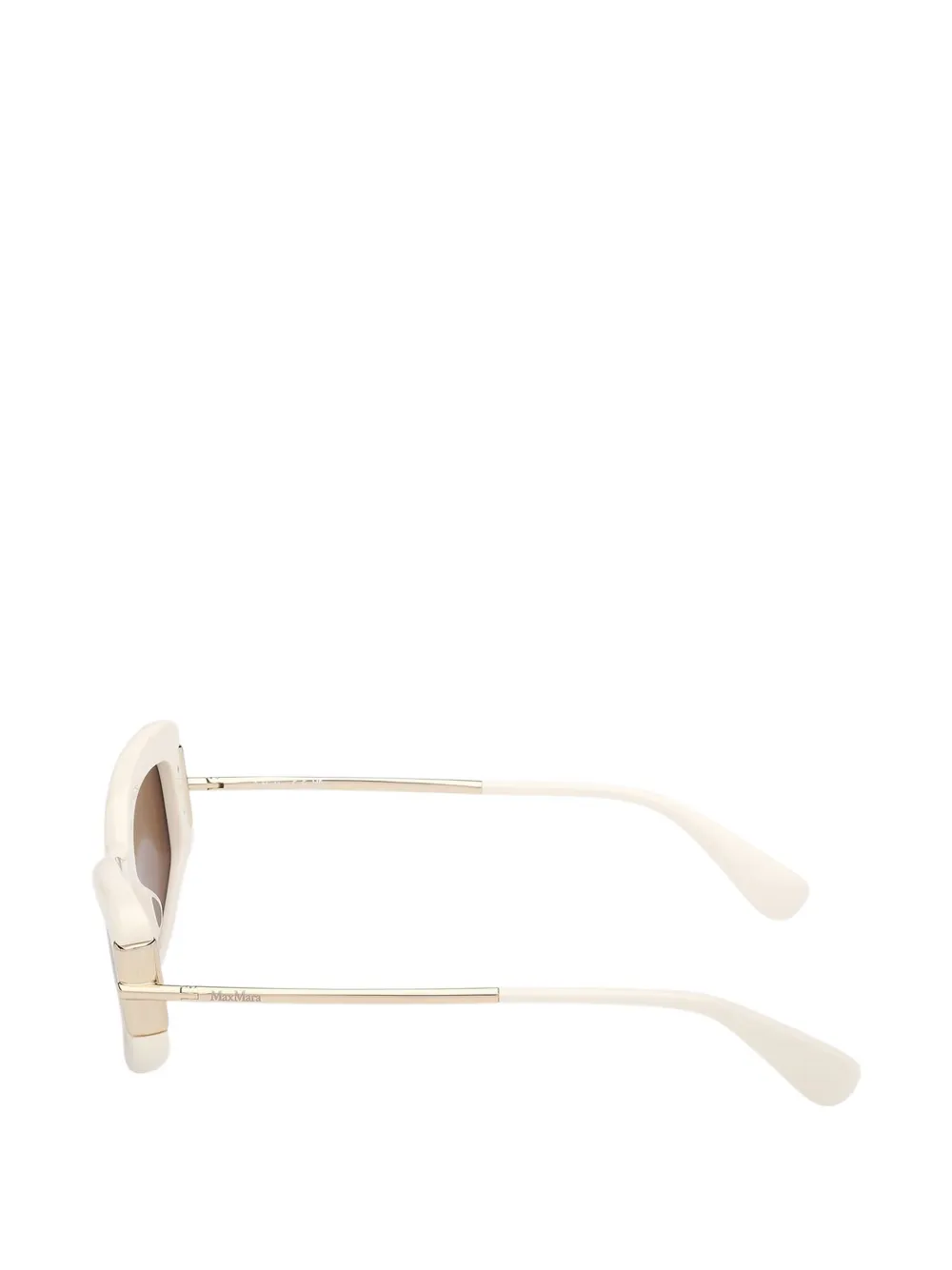  Max Mara Eyewear Gafas De Sol Con Montura Rectangular - Blanco 