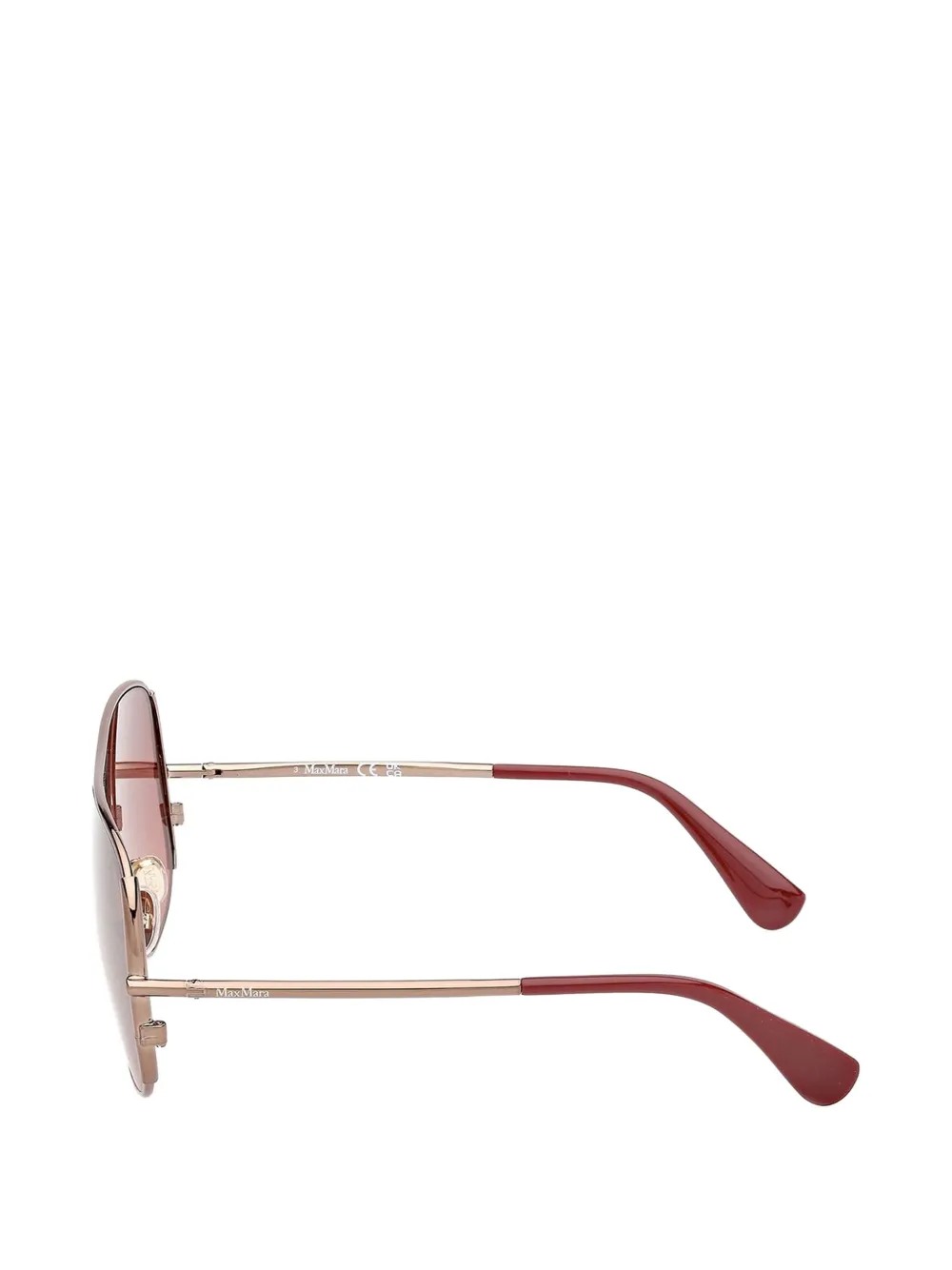 Max Mara Eyewear Zonnebril met piloten montuur Goud