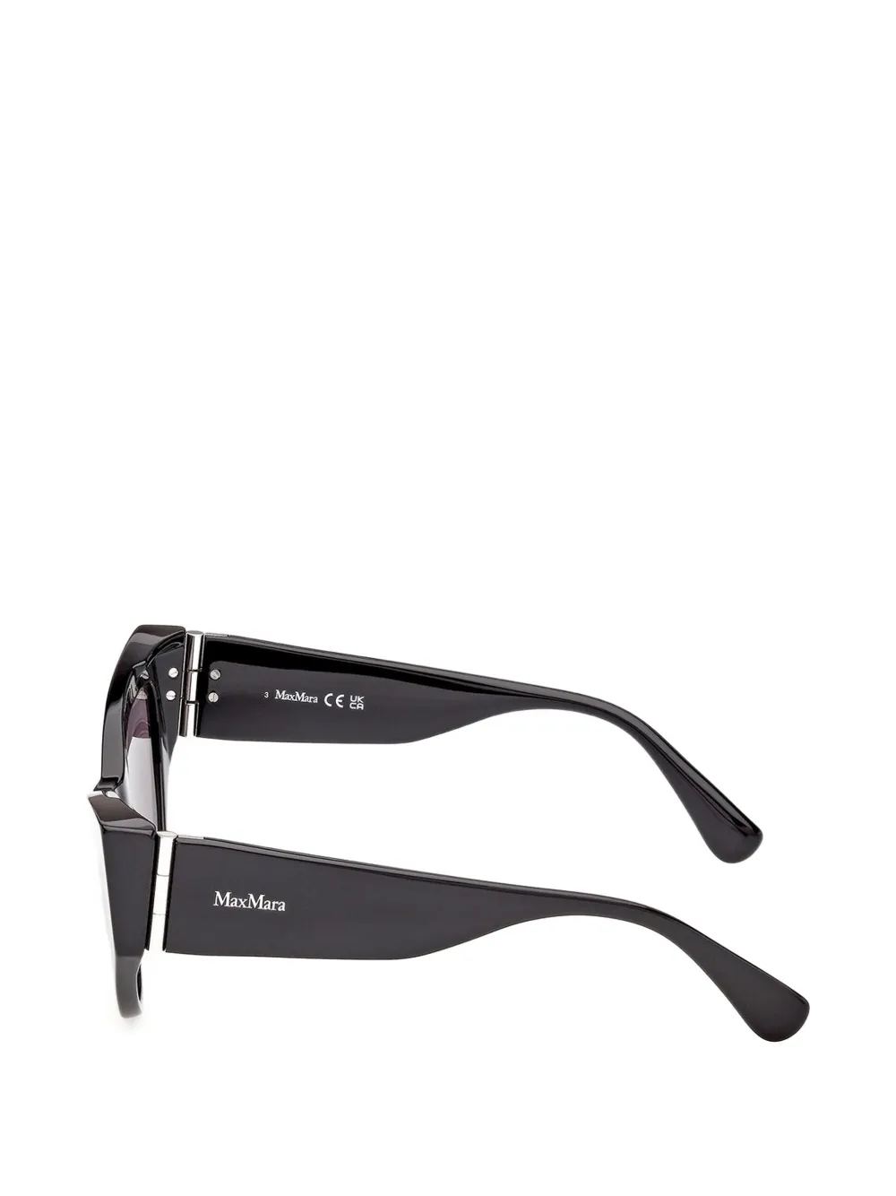 Max Mara Eyewear Zonnebril met cat-eye montuur Zwart
