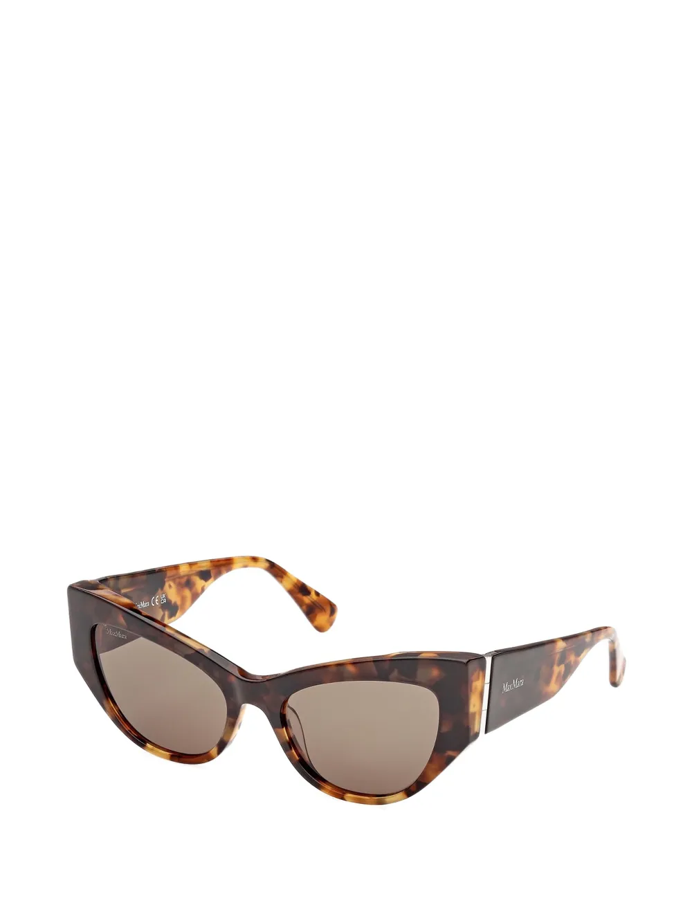 Max Mara Eyewear Zonnebril met cat-eye montuur Bruin