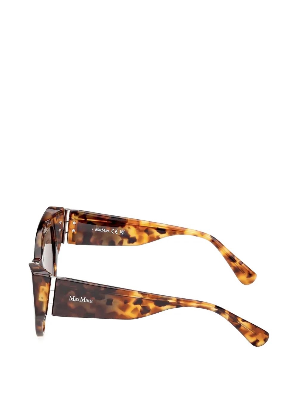 Max Mara Eyewear Zonnebril met cat-eye montuur Bruin