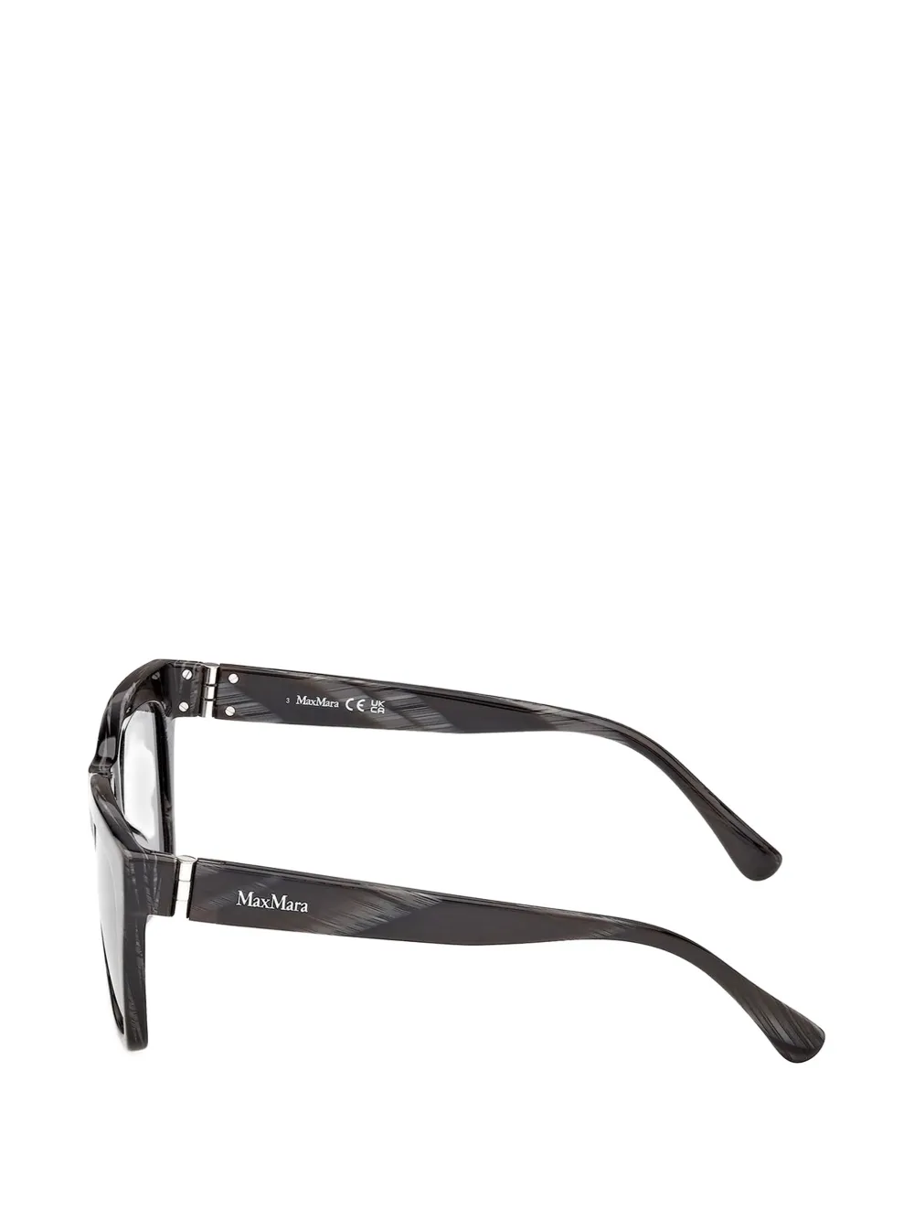 Max Mara Eyewear Zonnebril met vierkant montuur Zwart