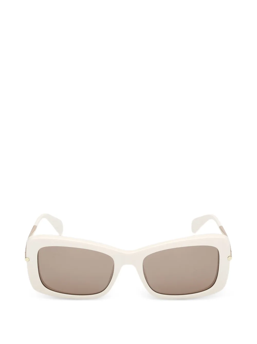Max Mara Eyewear rectangle-frame sunglasses - Bianco