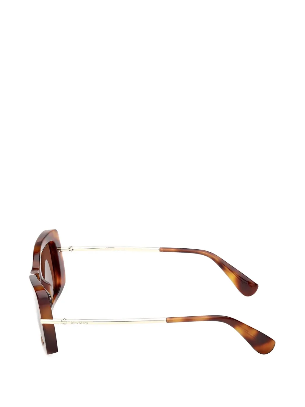  Max Mara Eyewear Gafas De Sol Con Montura Rectangular - Marrón 