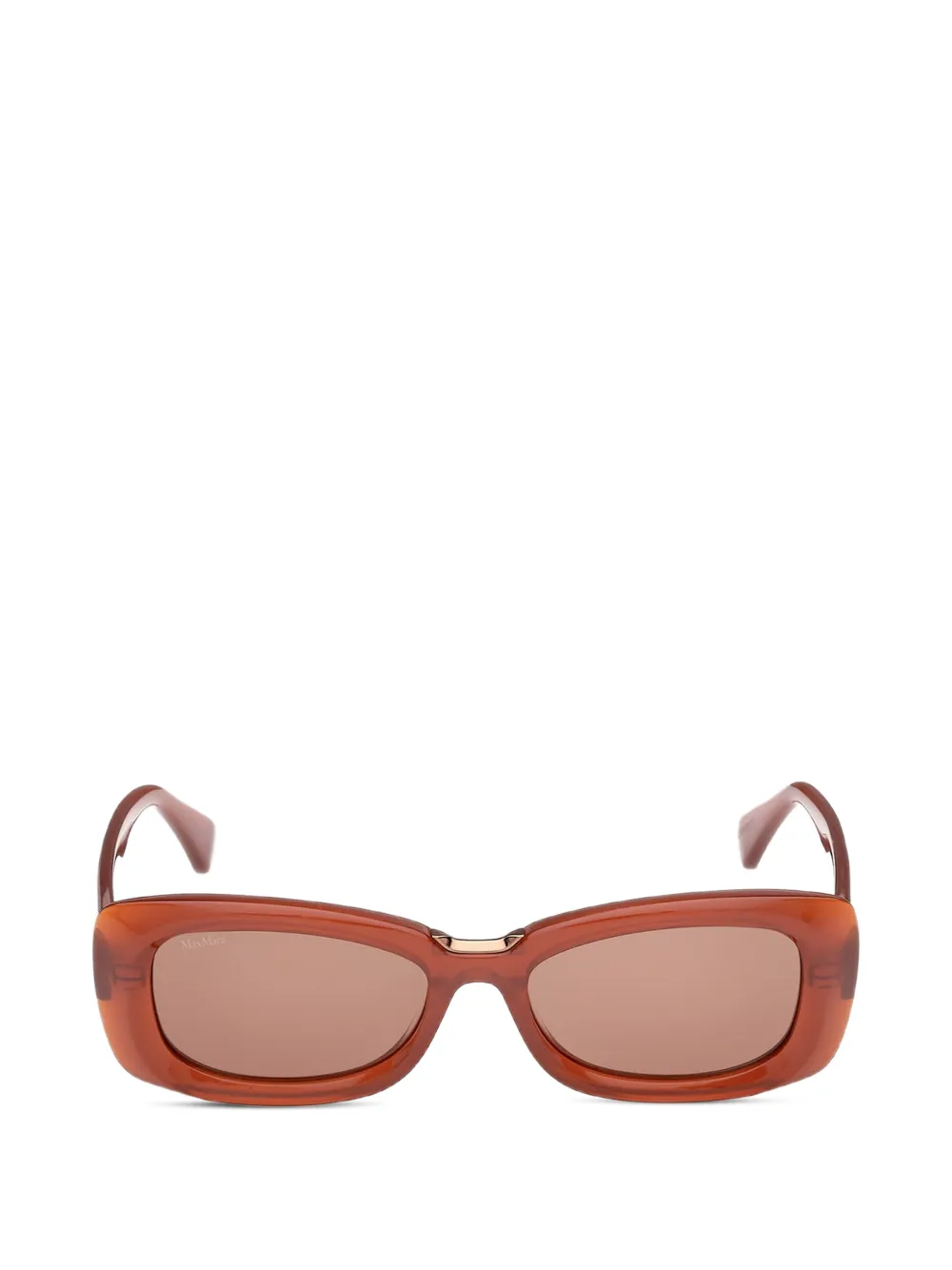Max Mara Eyewear rectangle-frame sunglasses - Arancione