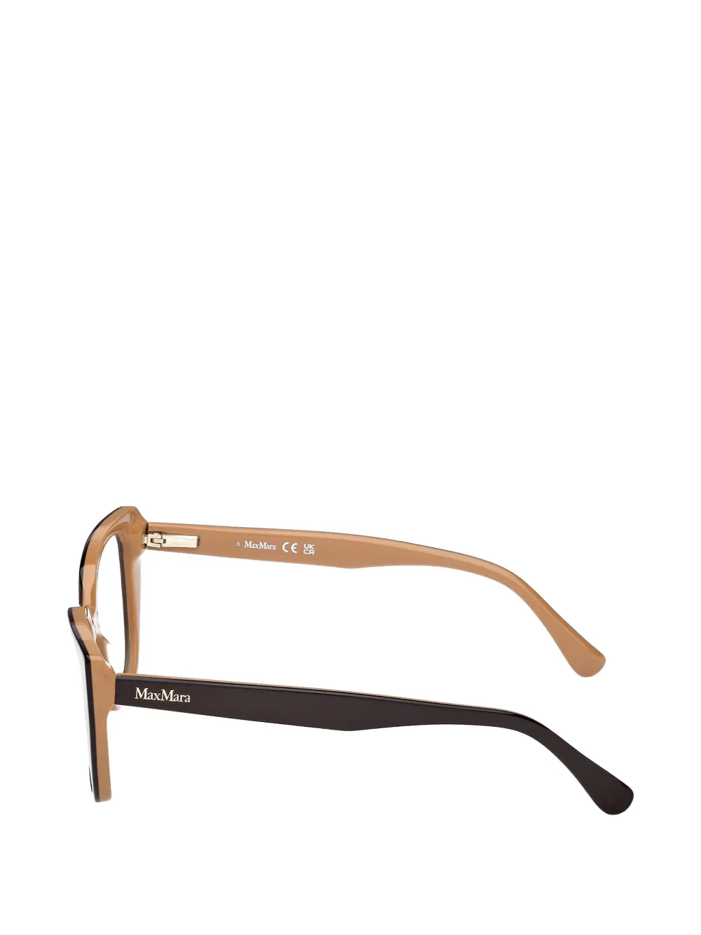 Max Mara Eyewear Bril met cat-eye montuur Bruin