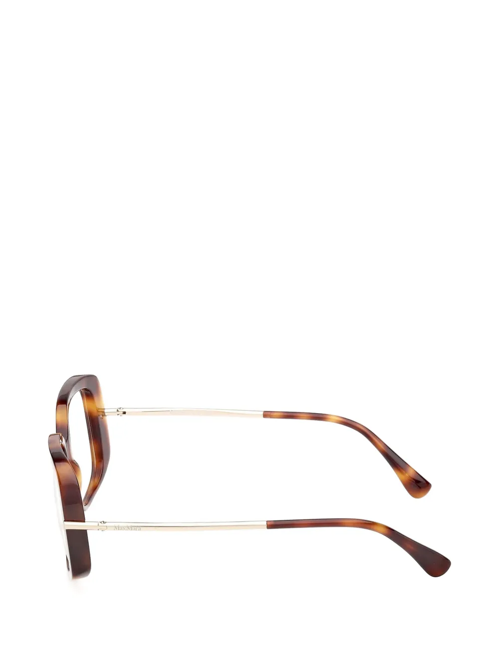Max Mara Eyewear Bril met geometrisch montuur Bruin