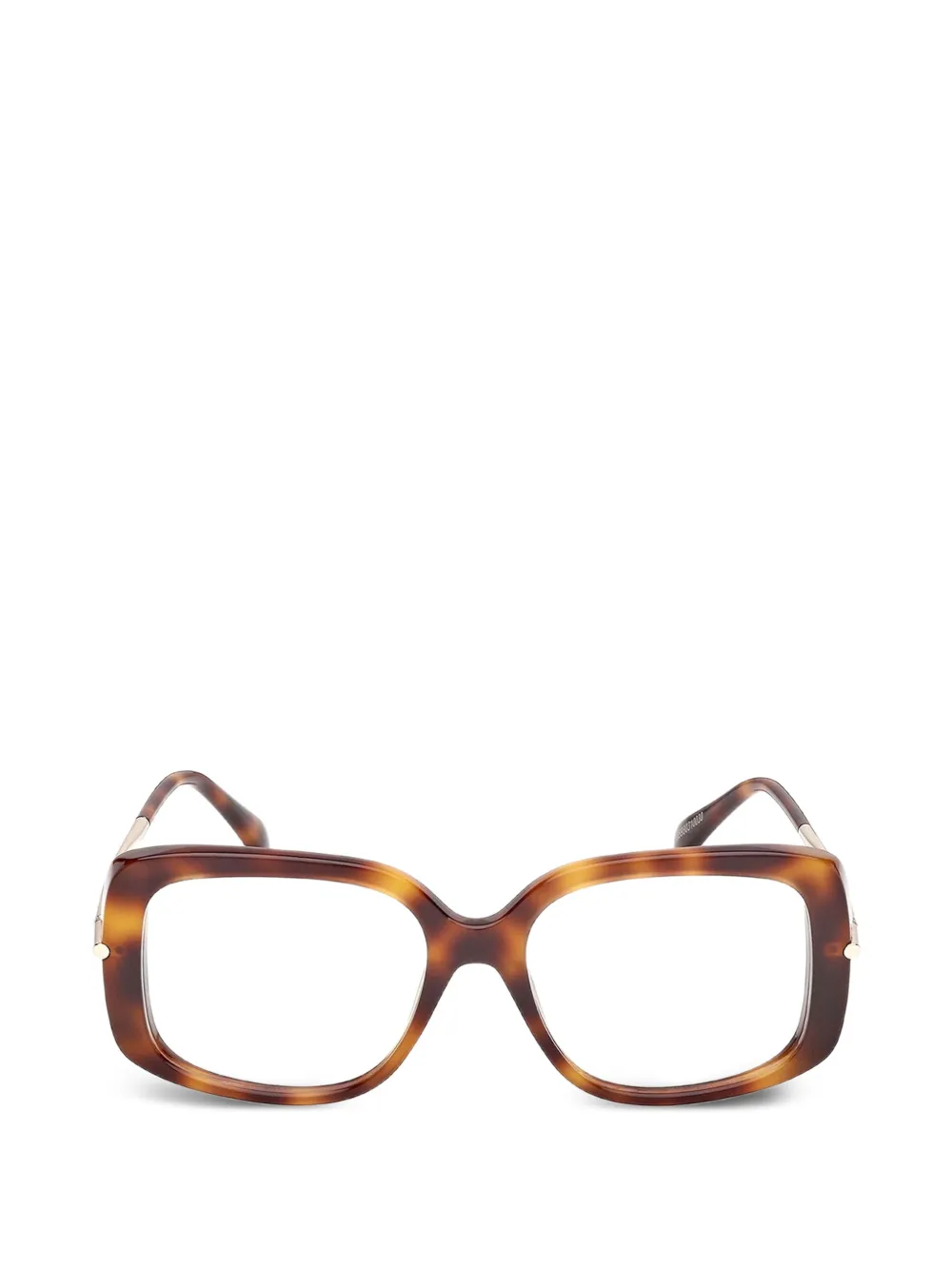 Max Mara Eyewear Bril met geometrisch montuur Bruin