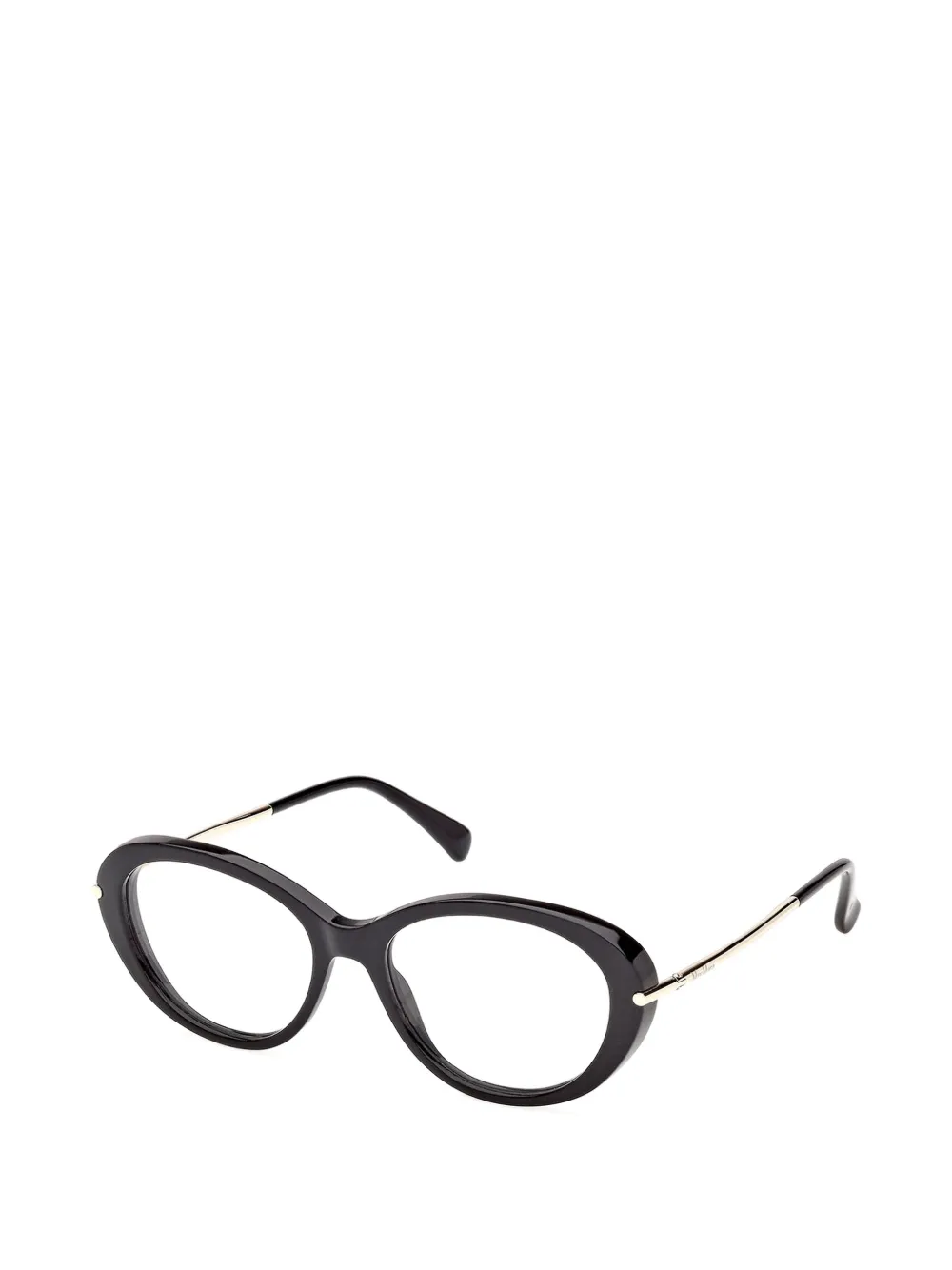 Max Mara Eyewear Bril met ovaal montuur Zwart