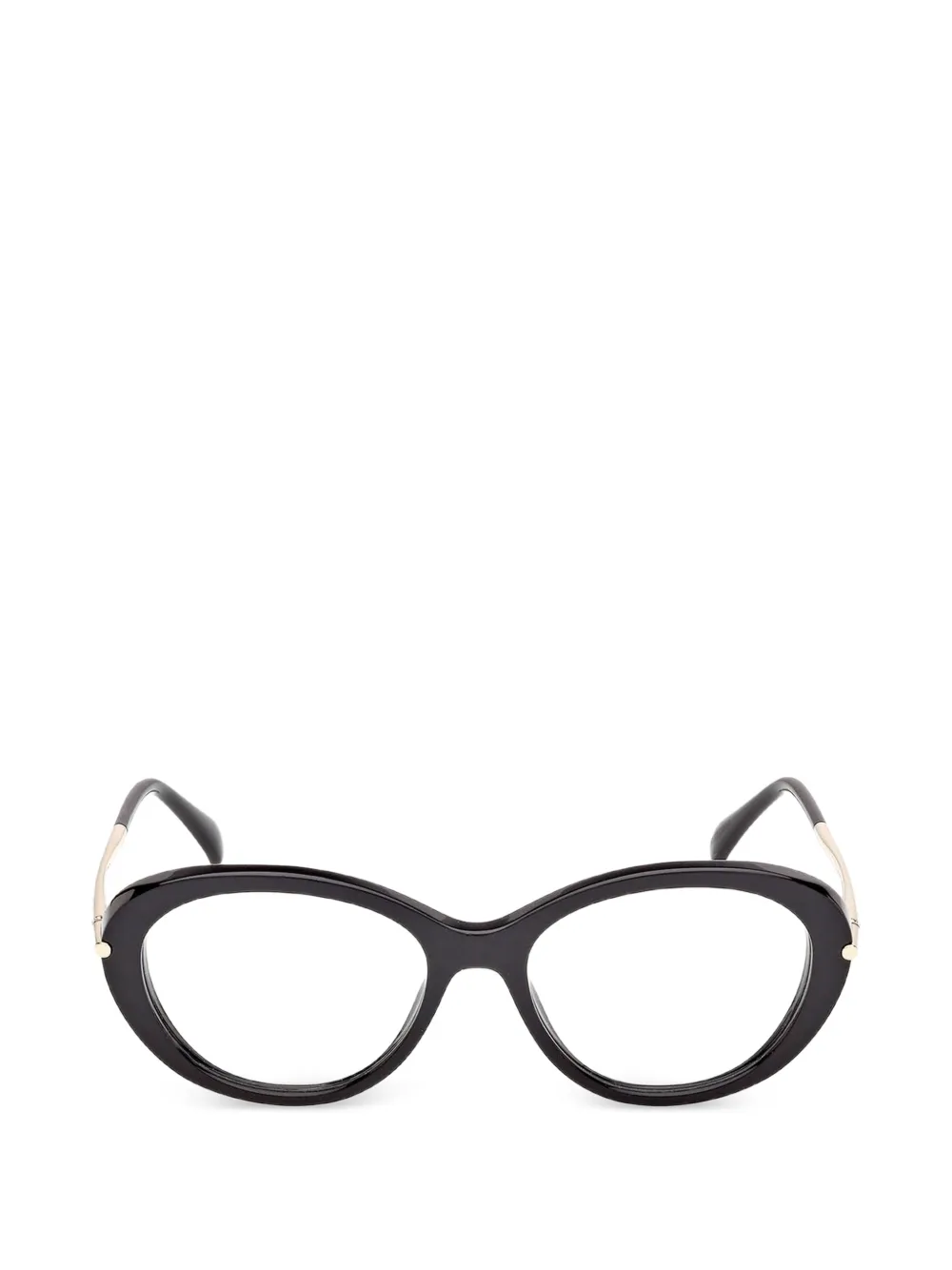 Max Mara Eyewear Occhiali ovali - Nero