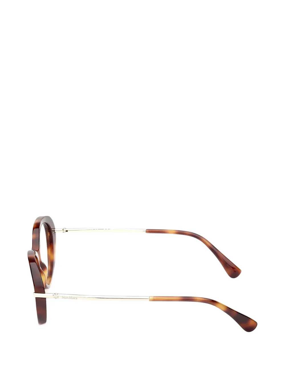 Max Mara Eyewear Bril met ovaal montuur Bruin