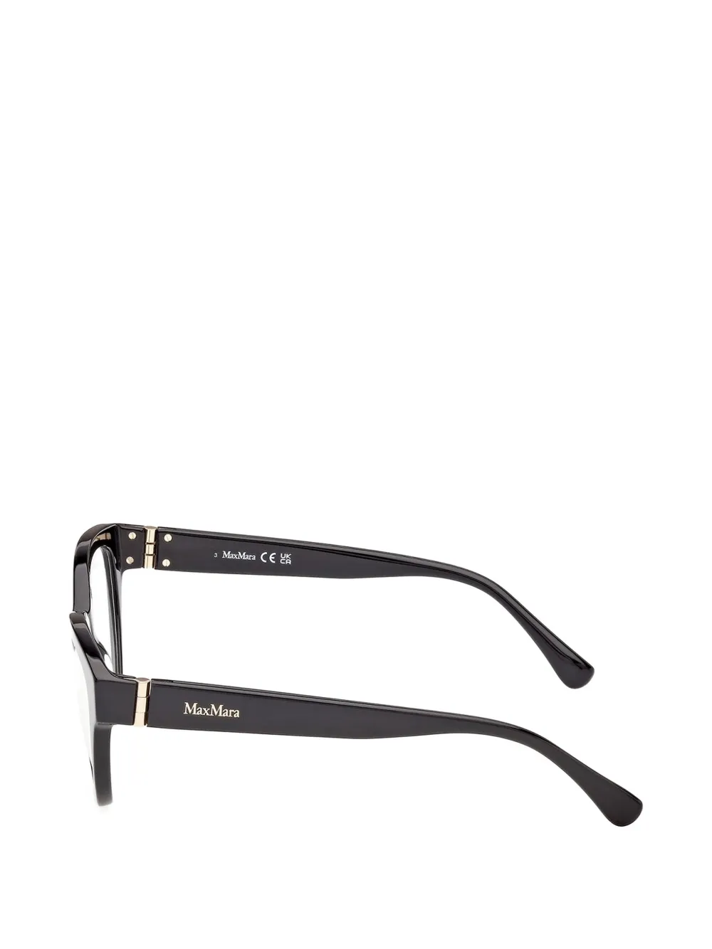 Max Mara Eyewear Bril met cat-eye montuur Zwart