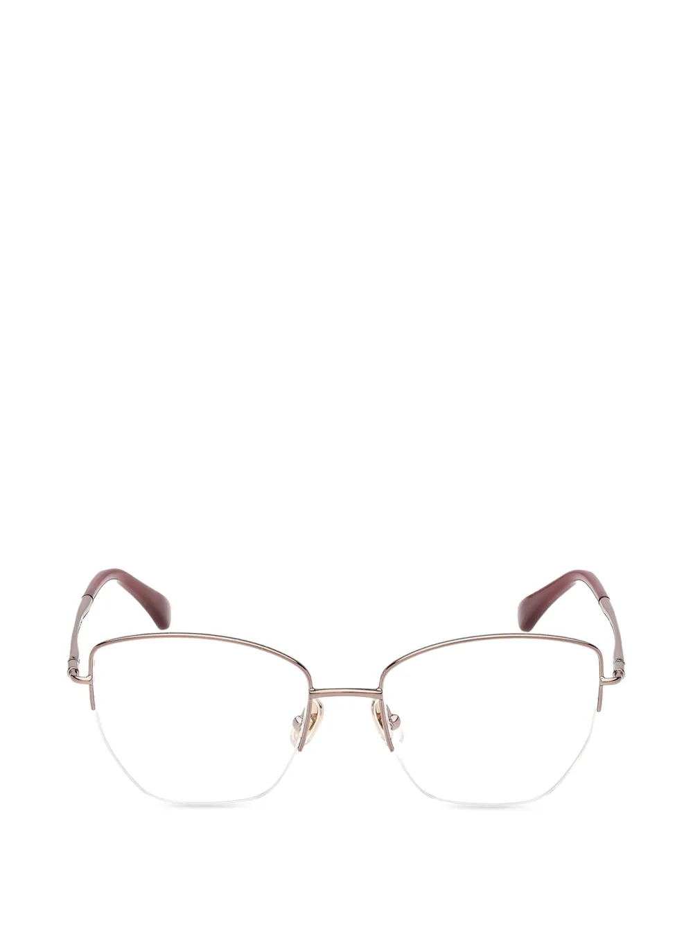 Max Mara Eyewear Occhiali con semi montatura - Oro