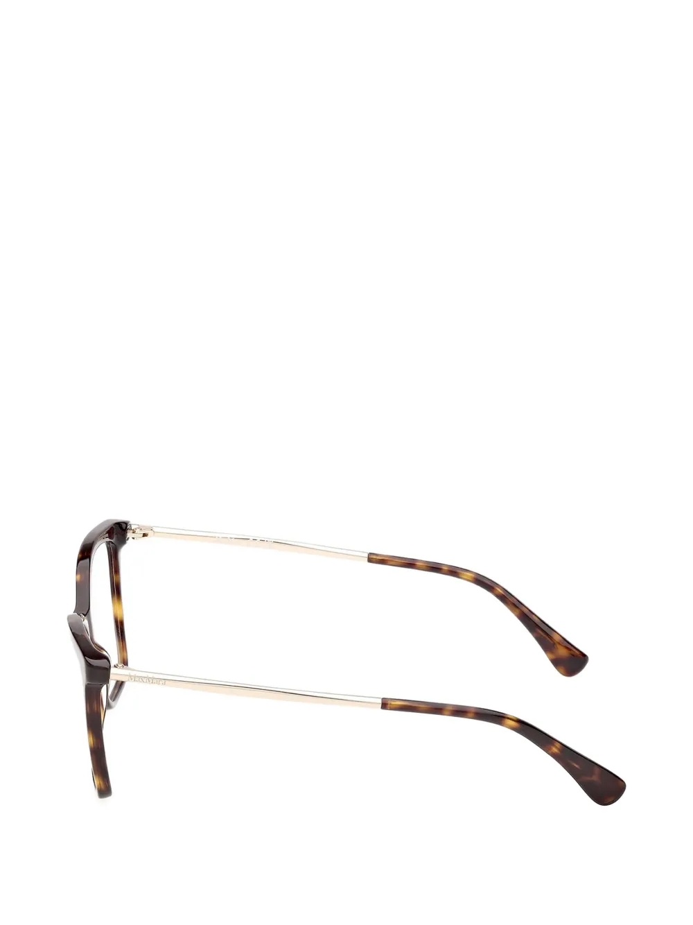 Max Mara Eyewear Bril met vierkant montuur Bruin