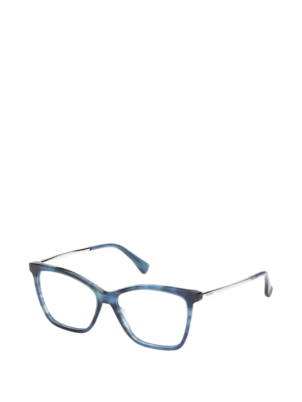 Max Mara Bril met vierkant montuur Blauw