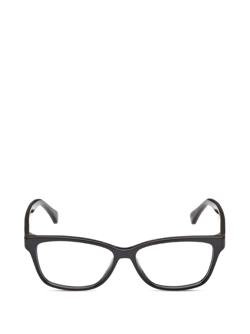 Max Mara Eyewear Rectangle-frame Glasses In Black