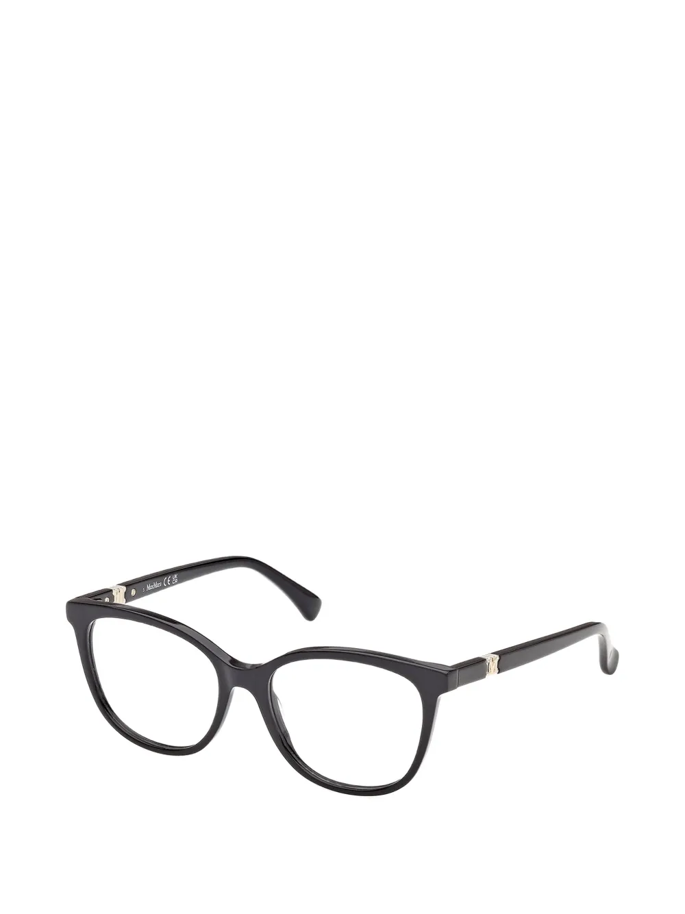 Max Mara Eyewear Bril met rond montuur Zwart