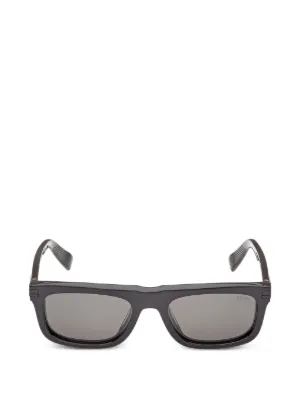 Zegna スクエアフレーム サングラス | ブラウン | FARFETCH JP