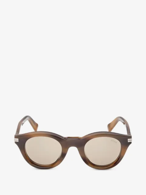 Zegna lentes de sol con armazón redonda