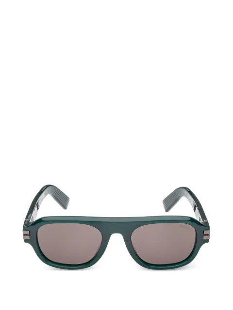 Zegna geometric-frame sunglasses