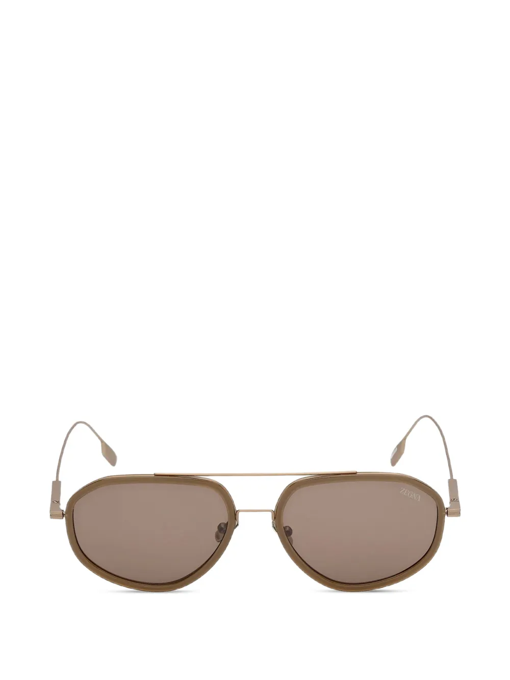 Zegna pilot-frame sunglasses - Verde