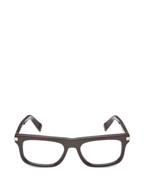 Zegna rectangle-frame glasses