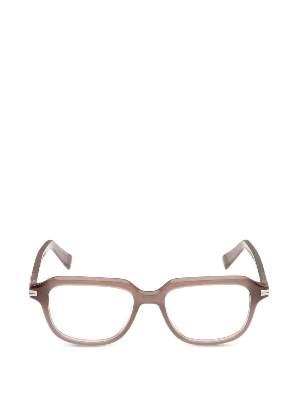 Zegna Occhiali squadrati - Marrone
