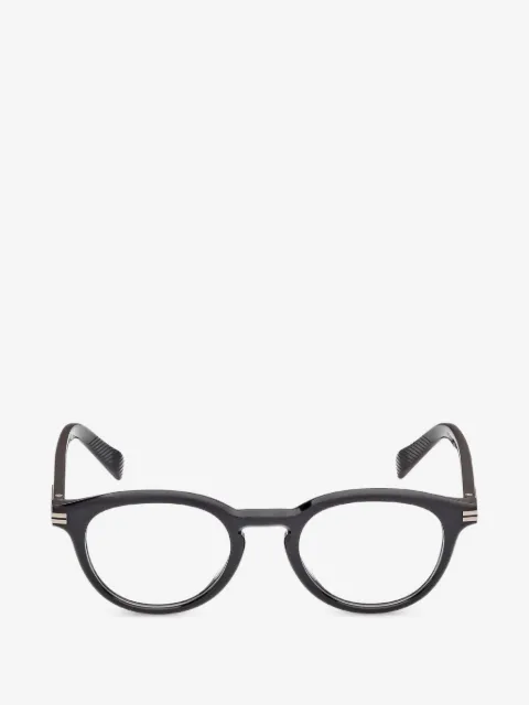 Zegna lunettes de vue à monture ronde