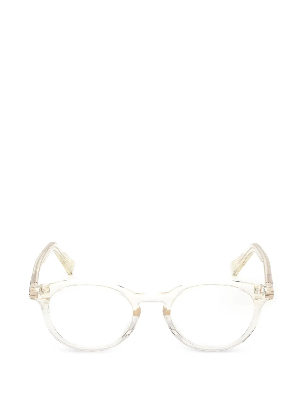 Zegna round-frame glasses - Bianco