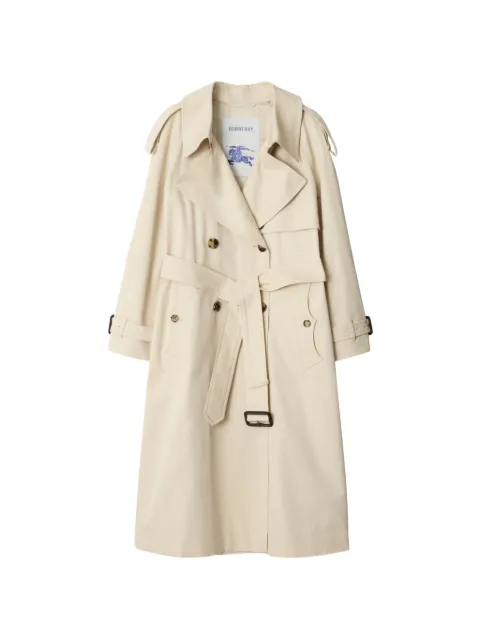 Burberry long gabardine Fitzrovia trench coat