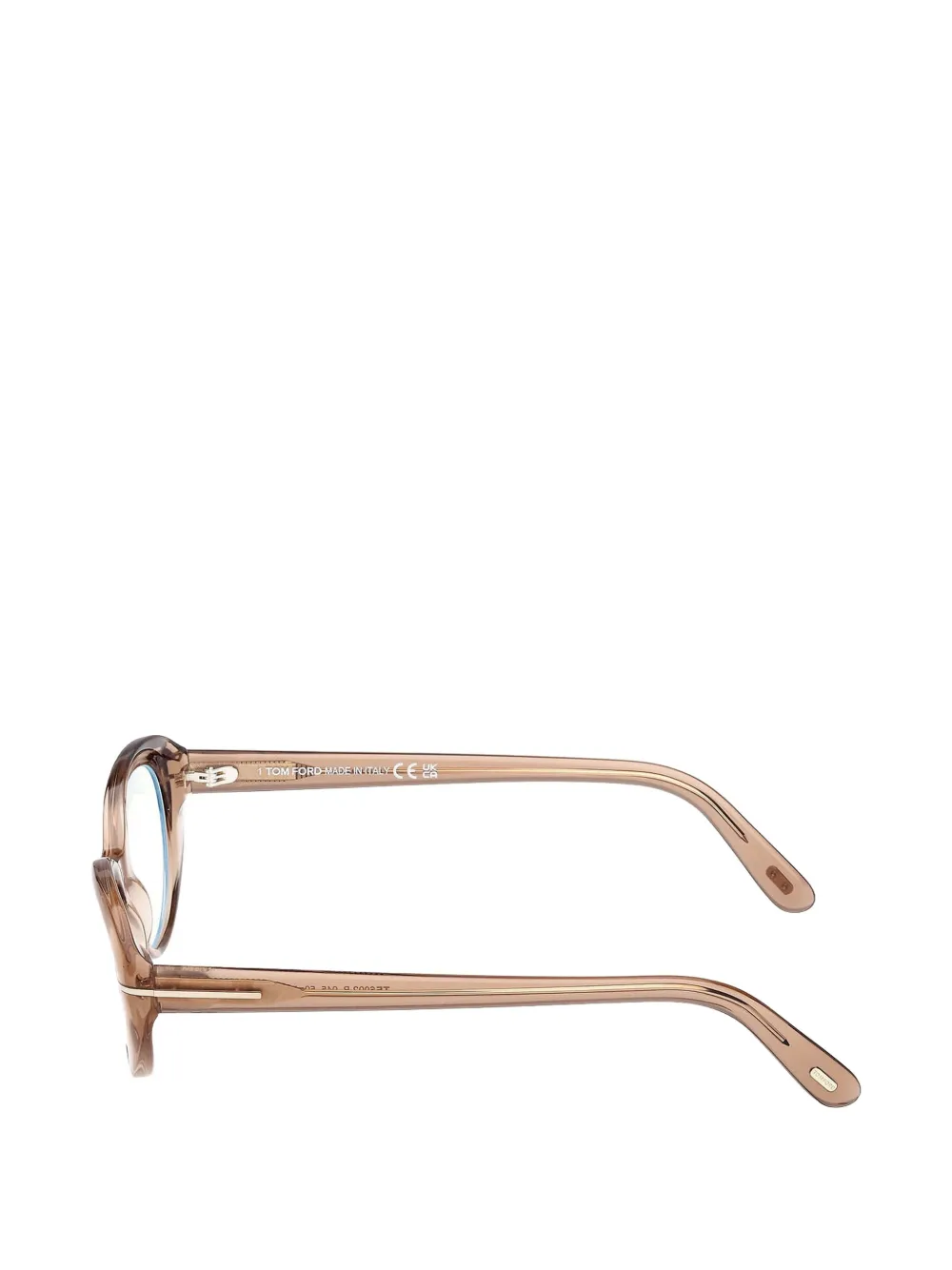 TOM FORD Eyewear Bril met cat-eye montuur Beige