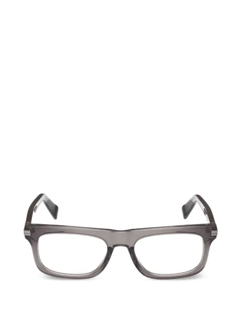 Zegna lentes con armazón rectangular