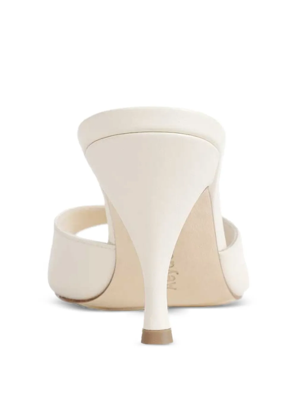 Aeyde Samia stiletto sandals Beige