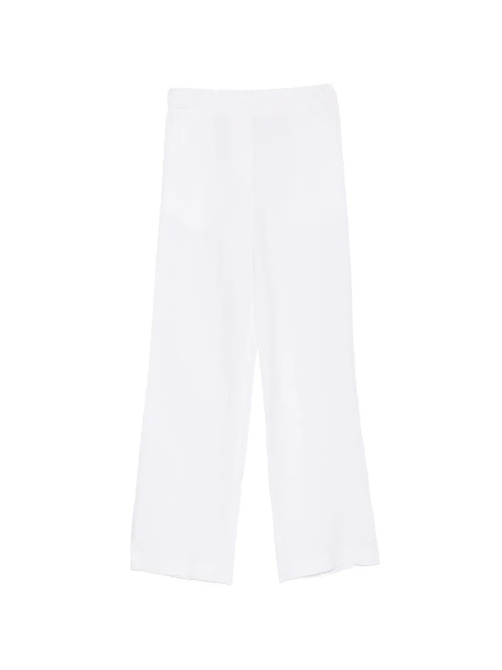 NINA 14.7 elasticated wide-leg trousers - Bianco