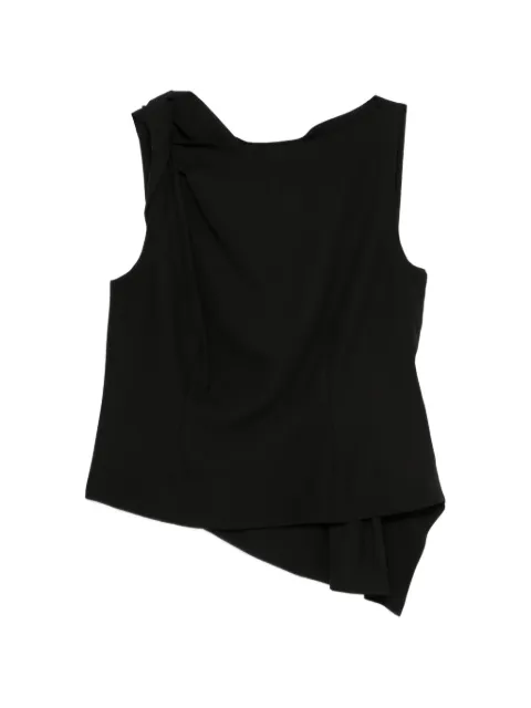 Róhe asymmetrisk draperet top