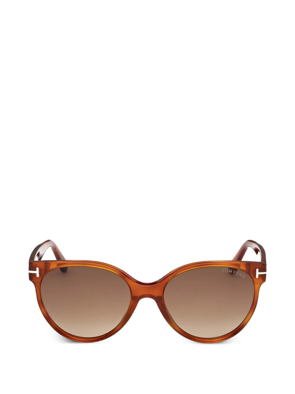 TOM FORD Eyewear Occhiali da sole Tallulah tondi - Marrone
