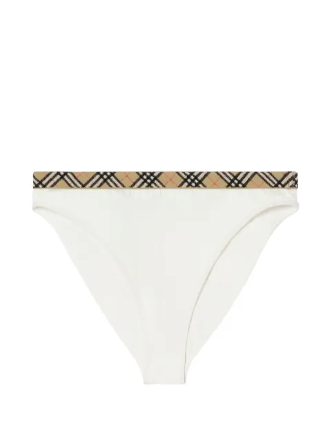 Burberry Check trim bikini briefs