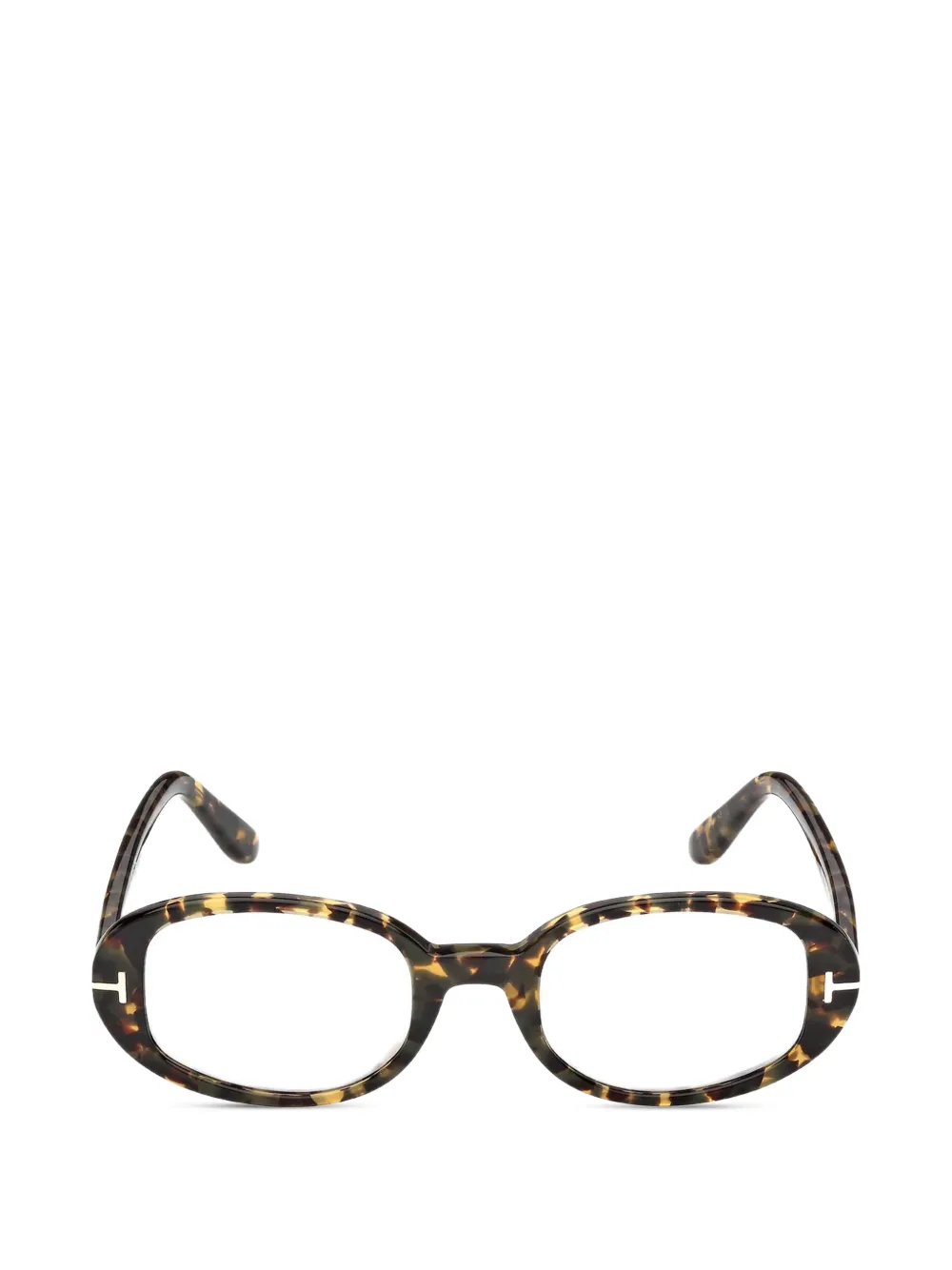 TOM FORD Eyewear Iggy oval-frame sunglasses - Braun