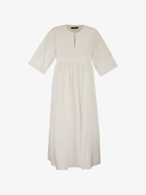 Weekend Max Mara vestido largo con cuello redondo