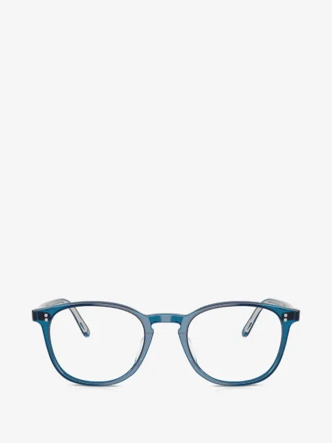 Oliver Peoples 핀리 스퀘어 프레임 안경