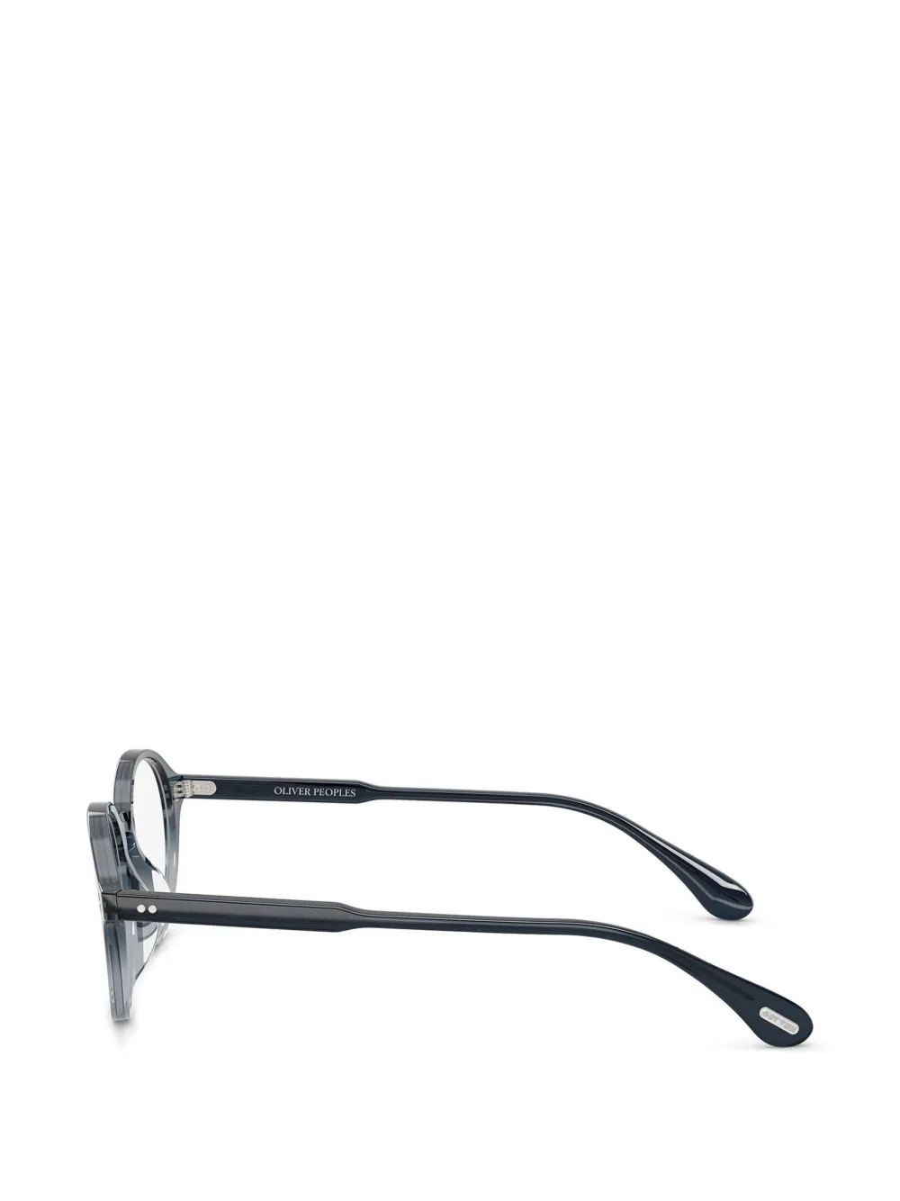 Oliver Peoples 902 bril met rond montuur Blauw