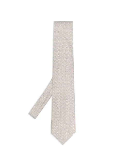 Hermès Pre-Owned patterned-jacquard tie