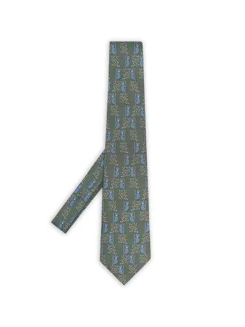 Hermès Pre-Owned Koala-pattern tie