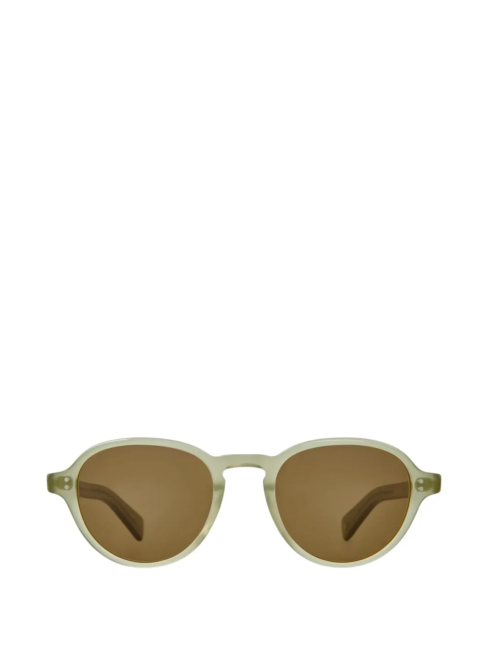 Garrett Leight Casillas round-frame sunglasses - Verde