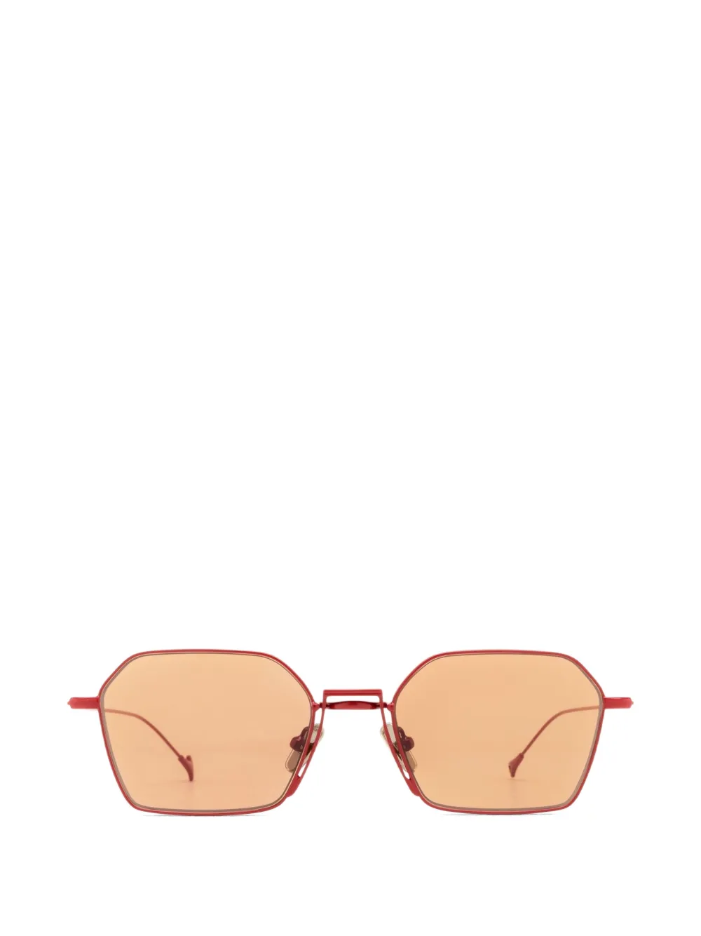 Eyepetizer Milano geometric-frame sunglasses - Rosso